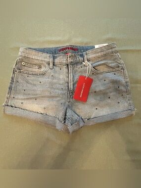 Lucky Brand Light Blue Studded Denim Cutoff Shorts